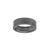 Triton RAW Men&#39;s 7mm Black PVD Tungsten Flat Profile Wedding Band