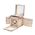 Rose Gold WOLF Palermo Single Watch Winder with Jewelry Storage