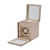 Open WOLF Palermo Single Watch Winder with Jewelry Storage in Rose Gold