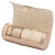 WOLF Palermo Double Watch Roll with Jewelry Pouch in Rose Gold