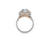 Fink&#39;s Exclusive Round Diamond Double Halo Engagement Ring