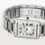 Tank Must De Cartier Watch with Silvered Dial