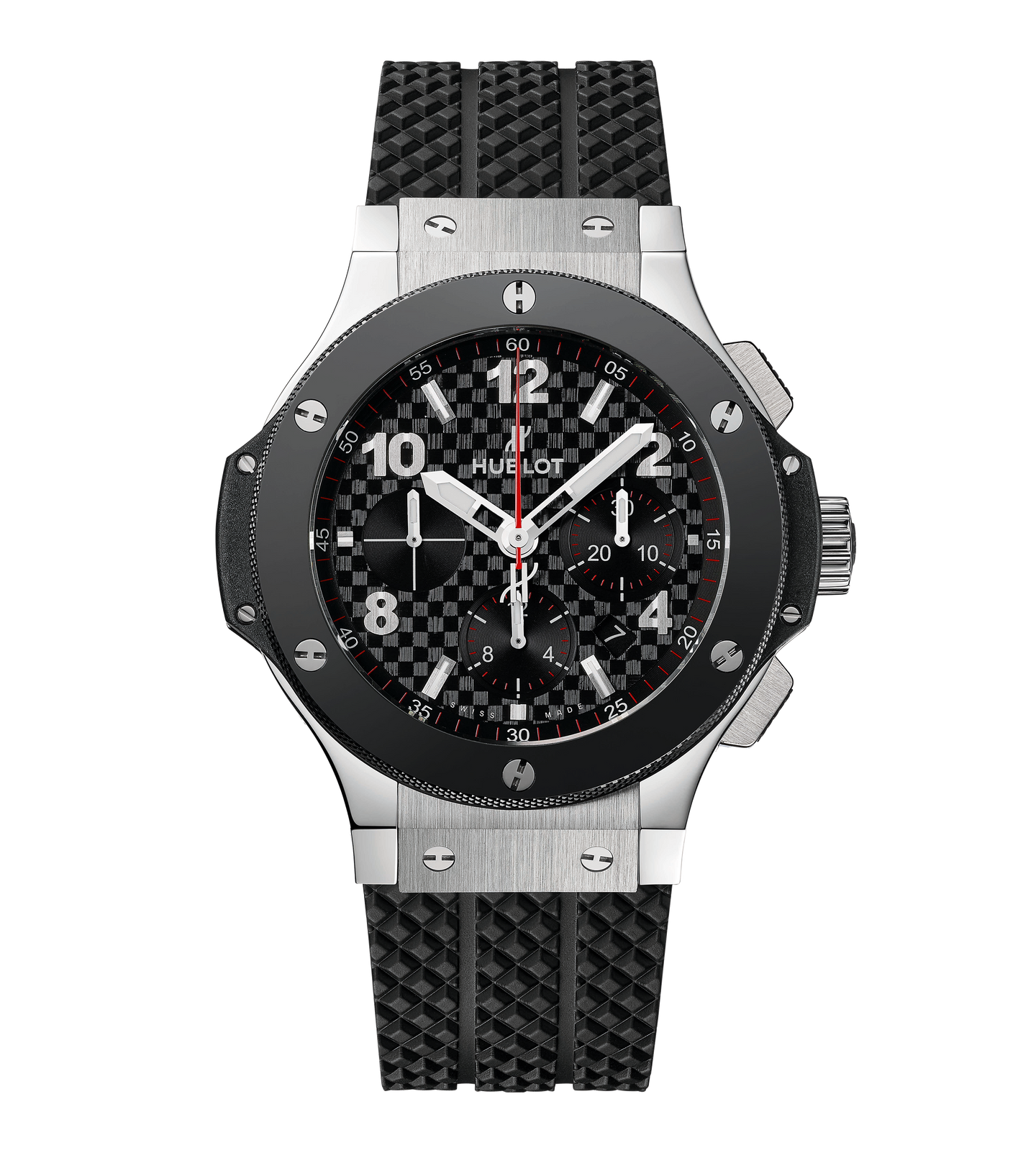 Hublot Big Bang Original Steel Ceramic Watch with Black Dial