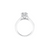 Fink&#39;s Exclusive Round Diamond and Cutout Diamond Shank Engagement Ring
