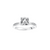 Fink&#39;s Exclusive Round Diamond and Cutout Diamond Shank Engagement Ring