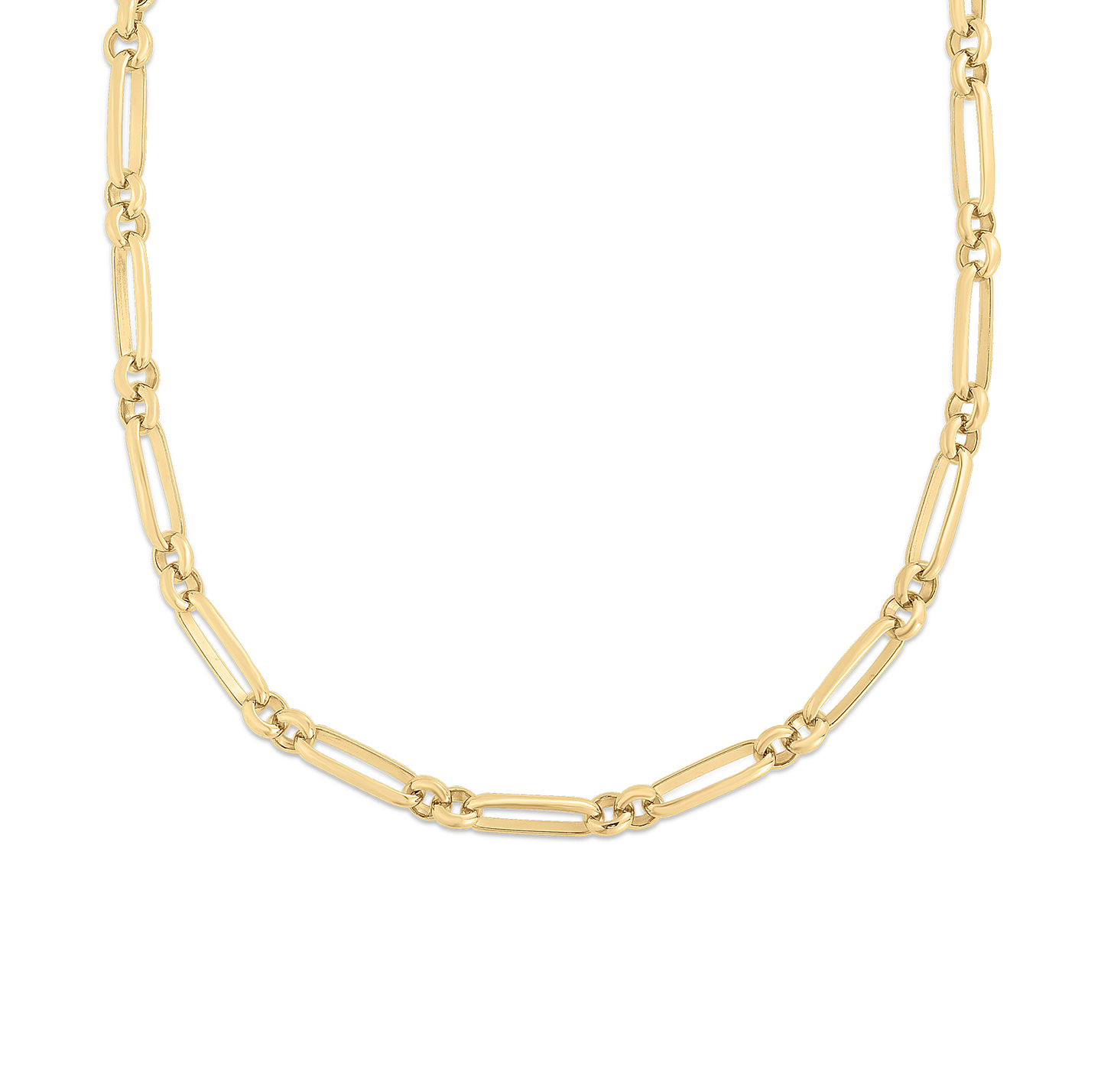 Roberto Coin Oro Classic Yellow Gold Link Necklace