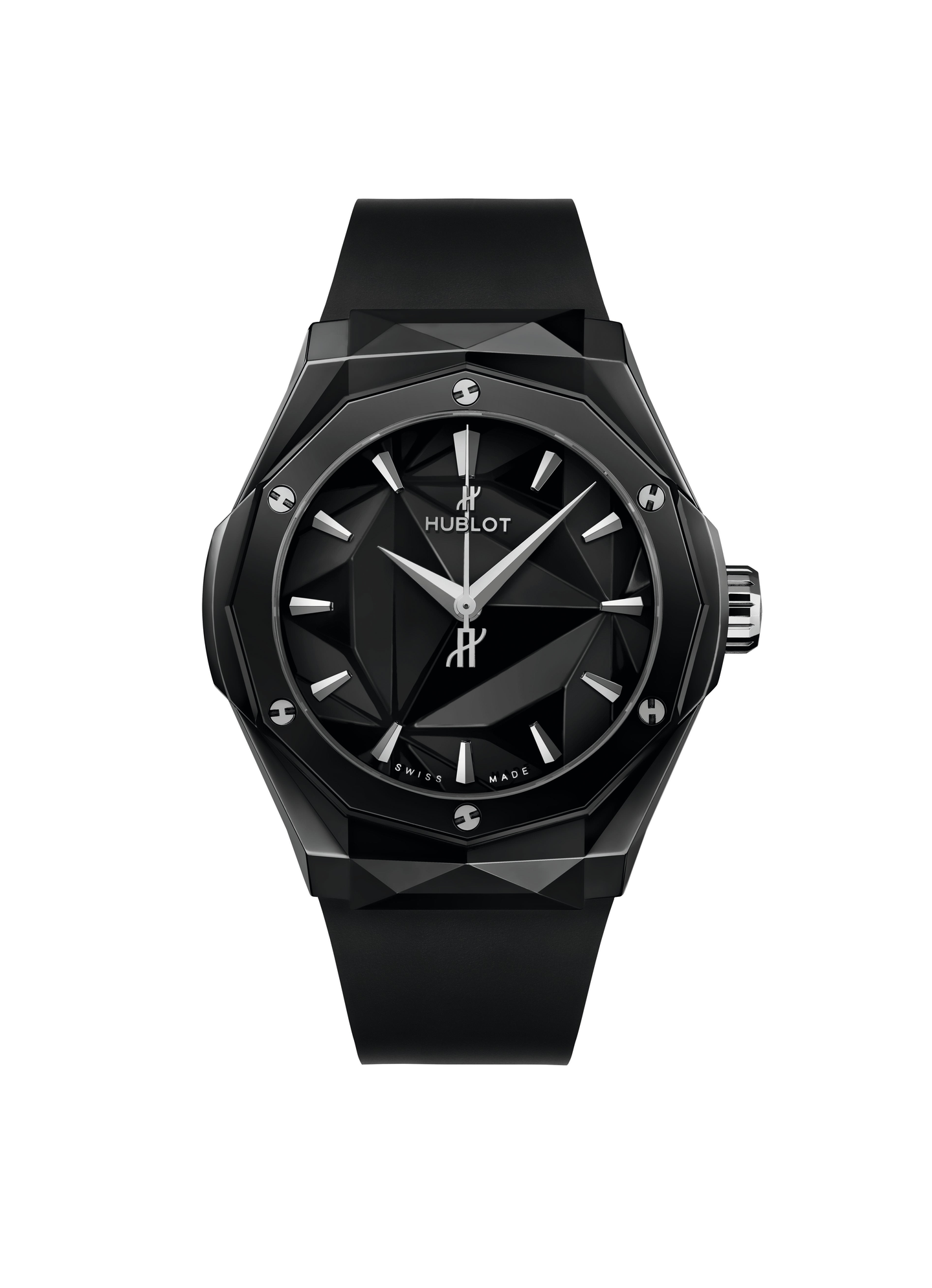 Hublot Classic Fusion Orlinski Black Magic 40mm Watch with Faceted Ceramic Dial