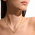 Dinh Van Menottes R10 Necklace on model