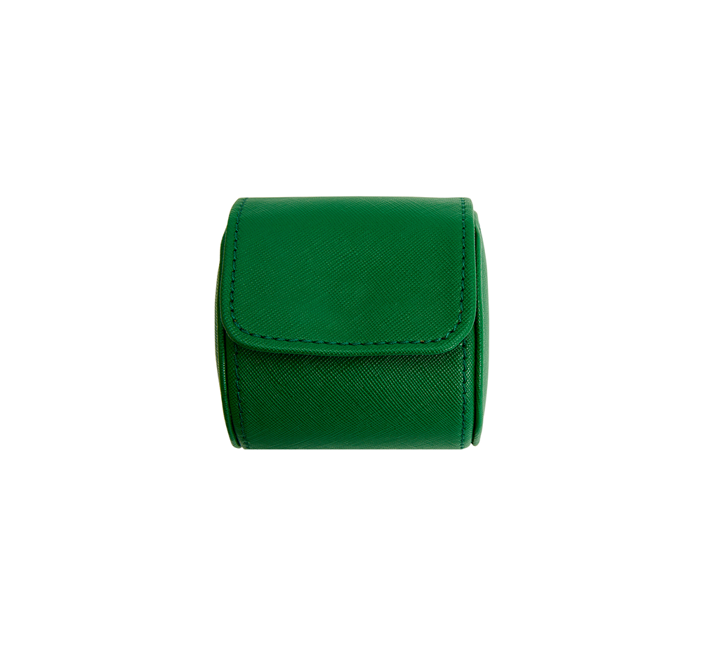 WOLF Single Watch Roll in Tutti Frutti Green