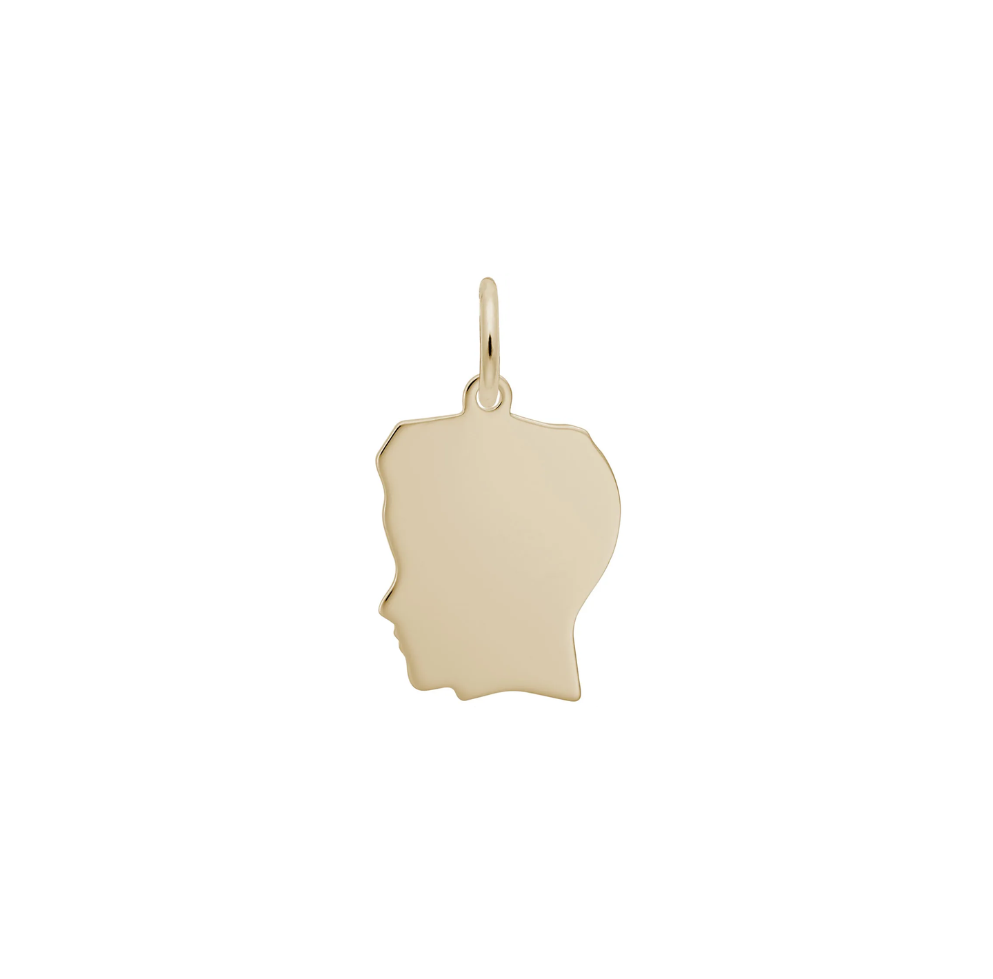 Sabel Collection Yellow Gold Boy Silhouette Charm