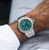 Oris X Bracenet Watch with Green Dial, 43.5mm