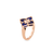 Roberto Coin Venetian Princess Small Lapis and Diamond Ring