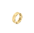 Load image into Gallery viewer, Roberto Coin Love in Verona Yellow Gold Etched Flowers Wide Ring