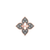 Roberto Coin Venetian Princess Rose Gold Titanium Diamond Ring
