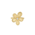 Roberto Coin Yellow Gold Flower Ring with Diamond