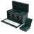 WOLF British Racing Triple Watch Winder with Storage and Travel Case in Green 