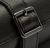 Gunmetal hardware on WOLF British Racing Triple Watch Roll in Black