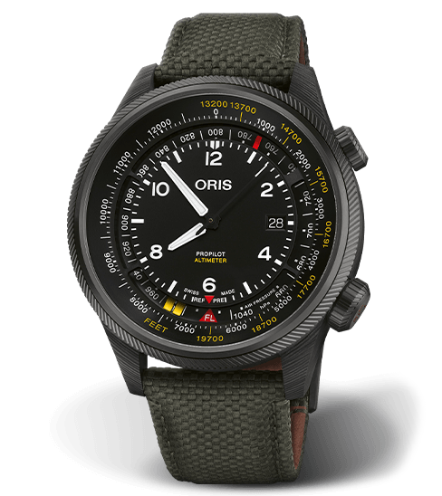 Oris ProPilot Altimeter Watch with Black Dial, 47mm