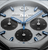 Silver and Black Dial on Girard-Perregaux Laureato Chronograph Watch