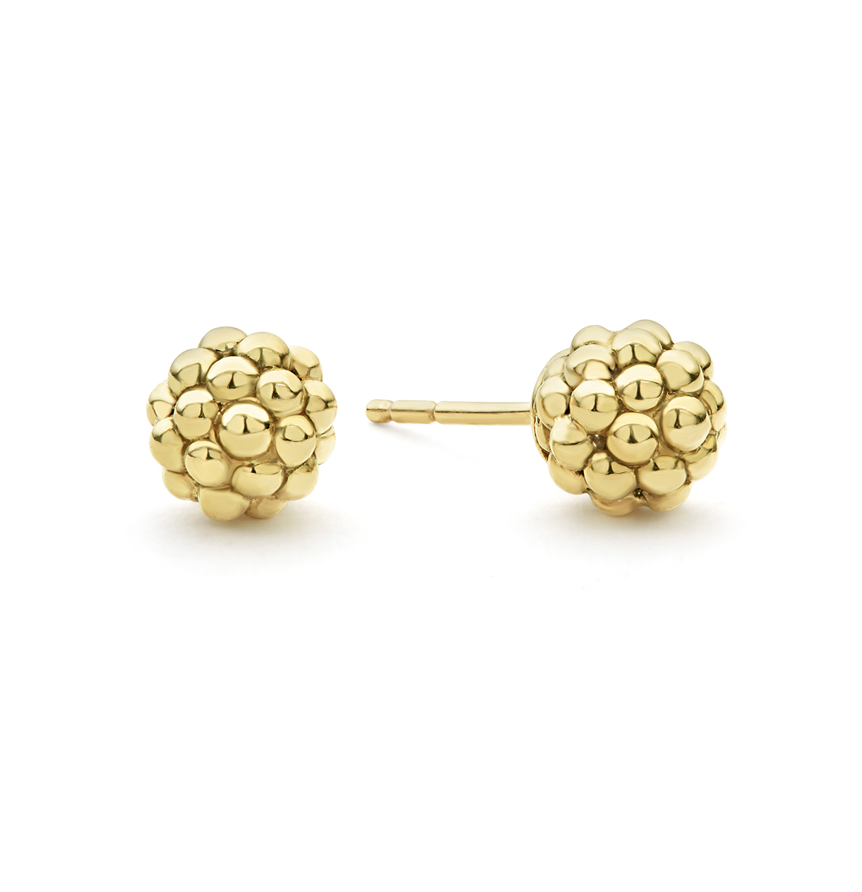 LAGOS Caviar Gold Small Beaded Stud Earrings