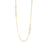 Roberto Coin Classica Parisienne 18K Yellow Gold Diamond Station Necklace