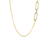 Roberto Coin Classica Parisienne 18K Yellow Gold Diamond Station Necklace