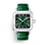 Santos De Cartier Watch with Green Alligator Leather Strap