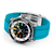 Breitling Superocean Automatic 42mm Men&#39;s Watch with Turquoise Rubber Strap