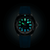 Glow-in-the-dark Breitling Superocean Automatic 42 Watch with Turquoise Rubber Strap