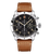 Breitling Classic AVI Chronograph 42 P-51 Mustang Watch with a Gold Brown Leather Strap