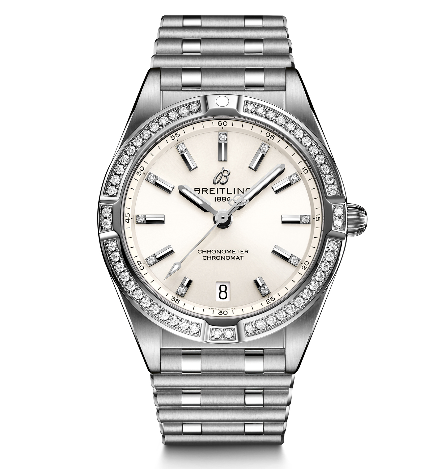 Breitling Chronomat 32 with Diamond Bezel