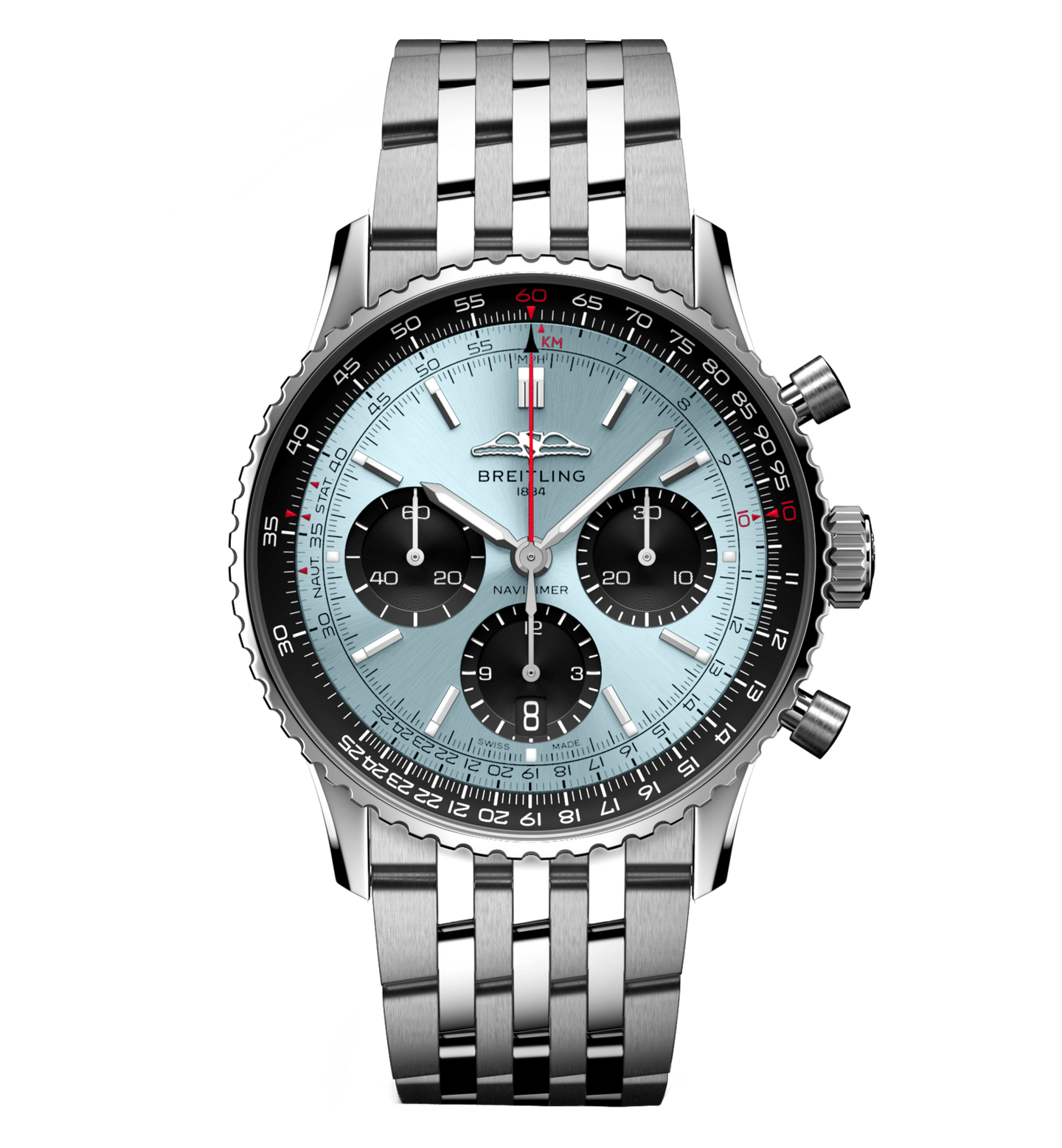 Breitling Navitimer B01 Chronograph 41 Watch with Ice Blue Dial