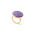 Marco Bicego Lunaria Yellow Gold Charoite Cocktail Ring