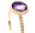 Marco Bicego Jaipur Amethyst Stacking Ring with Diamonds