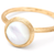 Marco Bicego Jaipur Mother of Pearl Stacking Ring in Yellow Gold