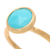Marco Bicego Jaipur Yellow Gold and Turquoise Stacking Ring