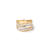 Marco Bicego Marrakech Onde Mixed Metals Multi-Row Diamond Ring