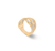 Marco Bicego Marrakech Mixed Metals Twisted Diamond Ring