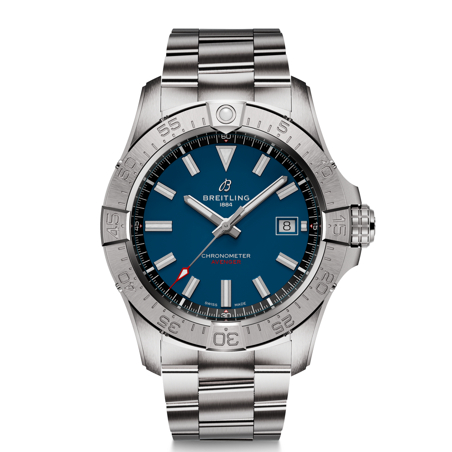Breitling Avenger Automatic 42mm Watch with Blue Dial