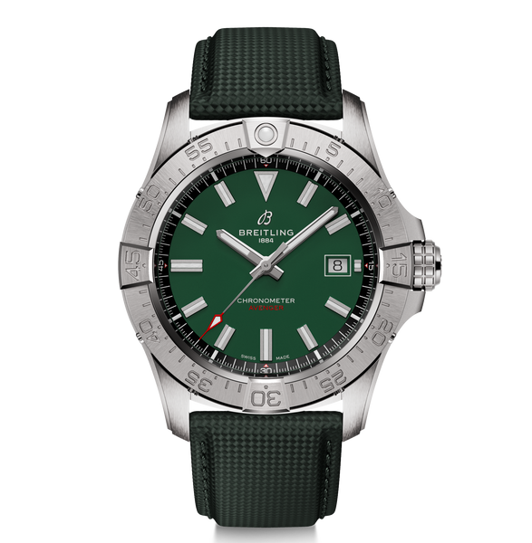 Breitling Avenger Automatic Watch with Green Strap | Fink's