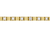 Sabel Collection Yellow Gold and Diamond Alternating Station Bracelet