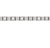 Sabel Collection White Gold and Diamond Alternating Station Bracelet