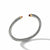 David Yurman Cable Bracelet in Stainless Steel and 18-Karat Rose Gold (Image 7)