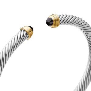 David Yurman The Cable Collection® Bracelet in Silver and 14-Karat Yellow Gold (Image 4)