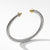 David Yurman The Cable Collection® Bracelet in Silver and 18-Karat Yellow Gold (Image 3)