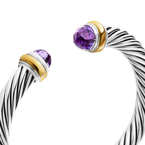 David Yurman The Cable Collection® Bracelet in Silver and 14-Karat Yellow Gold (Image 4)