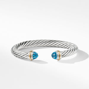 David Yurman Cable Bracelet in Silver and 14-Karat Yellow Gold (Image 4)