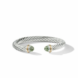 David Yurman Cable Bracelet in Silver and 14-Karat Yellow Gold (Image 4)