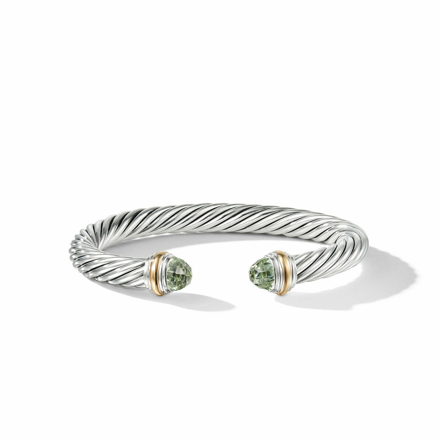 David Yurman Cable Bracelet in Silver and 14-Karat Yellow Gold (Image 4)