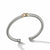David Yurman Cable Bracelet in Silver and 14-Karat Yellow Gold (Image 4)